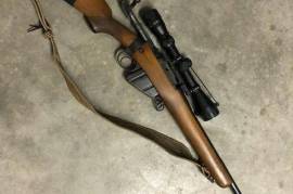 Lee Enfield 303 rifle, Lee Enfield .303 rifle with 3-9x40 Tasco scope. Good condition. 