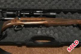 Sako 85 African Hunter 30-06 - neg, Beautiful Gun. 
Sako 85 African hunter, 30-06 Springfield. Laminate stock. Leupold high rings. 3-9x50 Barska scope. Stock sock & cleaning kit. Hard plastic case. Would like 17k, open to offers. First owner, 2 years old. 
Was used for hunting, i unfortunatly am no longer able to hunt and need to sell. 