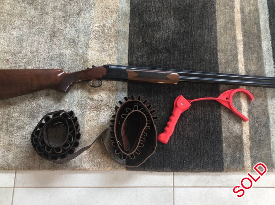 ARMED O/U Shotgun, Like new Armed O/U shotgun 30”, 5 chokes, couple of extras such as hand sling thrower and two bullet arm slings. Also 2 box of clays and some ammo