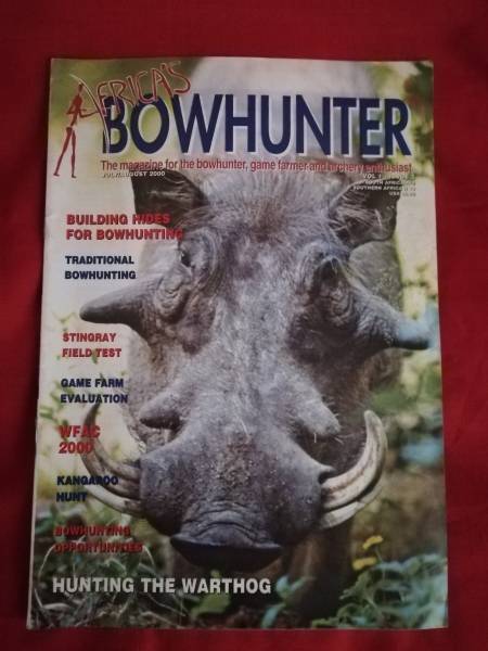 Africa's Bowhunter Collection - 66 Issues , Africa's Bowhunter collection - 66 issues 
From Vol 1 July 2000 - Hunting the Warthog 
Till Vol 9 Issue 6 Jun 2008 - Bowhunting the Blue Wildebeest 
R400 for the collection 
Won't split up or sell single issues  ....
Don't let this gem slip through your fingers  ....
Bargain  , contact Schalk 
076eight3107six8 
Pretoria Moot Mayville

 