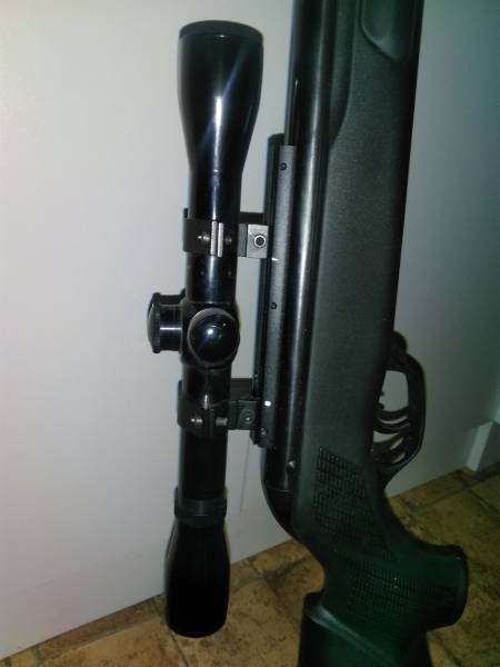 Mr, Gamo CFX 5.5mm with Nitro piston conversion and 4 power scope, less than 100 pellets fired
