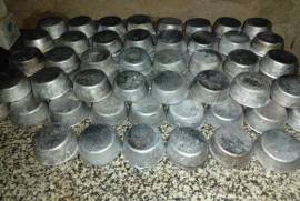 Lead for bulletcasting for sale, Lead ingots cast from bullets mined out of shooting range backstop. Correct hardness for casting bullets as they were bullets before! Ingots weigh around 900g - 1kg each. Cup-cake size. Selling at R30 p/kg. Courier costs for buyers acc.
 