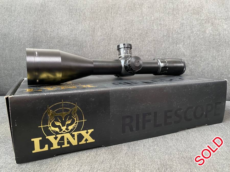Lynx Lx3 5-30x56 competition, This scope was on a rifle for 2 years and has been off a rifle for the last 6 months.Condition is like new and good working order.No longer using due to an upgrade.Slightly negotiable but this scope at this price represents good value for money.