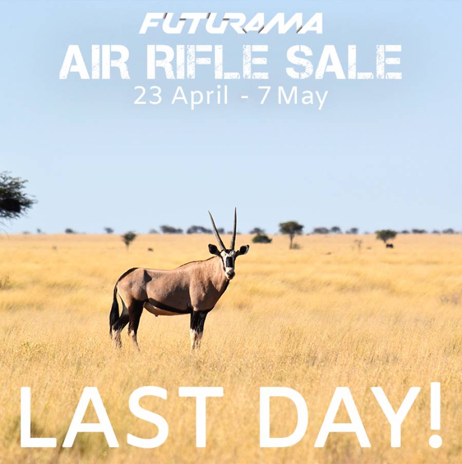 Futurama Air Rifle Sale, Today is the last day for you to save BIG! 
