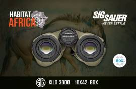 SIGSAUER KILO3000BDX 10X42 , The SigSauer KILO3000BDX 10X42 MM binocular includes the SpectraCoat anti-reflection coatings for superior light transmission and optical clarity.  Featuring SIG SAUER’s BDX technology, the KILO3000 BDX is the world’s most advanced laser rangefinder. After that, the KILO3000BDX 10X42 MM when paired with a SIERRA3BDX riflescope the onboard Applied Ballistics Ultralite calculator sends ballistic drop data via Bluetooth directly to the SIERRA3BDX’s BDX-R1 reticle. Similarly, providing an illuminated holdover dot and wind hold. Above all, download the free BDX App for iOS or Android to setup ballistic profiles and synchronize custom profiles to your KILO for exact ballistic solutions. In conclusion, the SigSauer KILO3000BDX 10X42 MM is the best of both words. With the SigSauer KILO3000BDX 10X42 MM you will be well equipped for a premium experience of hunting wildlife