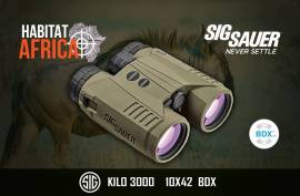 SIGSAUER KILO3000BDX 10X42 , The SigSauer KILO3000BDX 10X42 MM binocular includes the SpectraCoat anti-reflection coatings for superior light transmission and optical clarity.  Featuring SIG SAUER’s BDX technology, the KILO3000 BDX is the world’s most advanced laser rangefinder. After that, the KILO3000BDX 10X42 MM when paired with a SIERRA3BDX riflescope the onboard Applied Ballistics Ultralite calculator sends ballistic drop data via Bluetooth directly to the SIERRA3BDX’s BDX-R1 reticle. Similarly, providing an illuminated holdover dot and wind hold. Above all, download the free BDX App for iOS or Android to setup ballistic profiles and synchronize custom profiles to your KILO for exact ballistic solutions. In conclusion, the SigSauer KILO3000BDX 10X42 MM is the best of both words. With the SigSauer KILO3000BDX 10X42 MM you will be well equipped for a premium experience of hunting wildlife