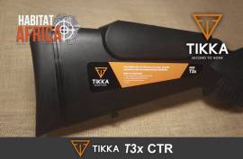 TIKKA T3X 6.5 CREEDMOOR 24 INCH CTR (COMPACT TACTI, The new Tikka T3x 6.5 Creedmoor 24 Inch CTR (Compact Tactical Rifle) will offer the same consistent accuracy on the range or out hunting the Karoo plains or Bushveld of South Africa. The free-floating 24 inch semi varmint barrel of the Tikka T3x CTR effectively eliminates vibration. The result is consistant accuracy and performance round after round. The Tikka T3x Compact Tactical Rifle is a multipurpose rifle. The CTR features a 10-round steel magazine and comes standard with a vertical angled grip for prone shooting positions. The ZERO MOA picatinny rail fitted to the receiver add scope mounting versatility to the CTR.