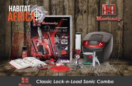 HORNADY LOCK-N-LOAD CLASSIC SONIC COMBO KIT, The Hornady Lock-N-Load Classic Sonic Combo Kit is ideal for the novice reloader to the experienced reloading enthusiasts. This Hornady reloading kit has a unique bushing system that lets you change dies fast and efficiently with a simple flick of the wrist. With Lock-N-Load technology in your Hornady reloading press, you can load one caliber, change dies, and start loading another caliber in seconds. If you load more than one caliber, Lock-N-Load will dramatically speed up your reloading efforts with minimal effort.