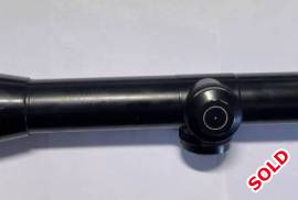 Schmidt & Bender 4x36 scope, Excellent fixed magnification scope. In good conditon. 
R3000. 