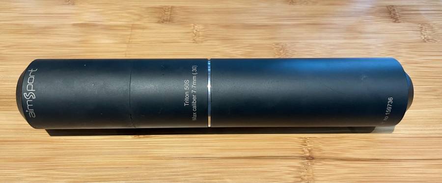 Aimzonic .30 Cal Silencer, Great silencer. I have used it on my .300WSM with good success. I have sold the the rifle and now selling the silencer. M15x1 thread.