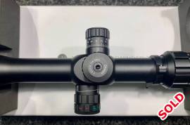 HAWKE SIDEWINDER 30 6-24x56MM IR (SR PRO RETICAL), High precision long-range optical systems 18 layer fully multi-coated optics for superior clarity Side focus control for parallax adjustment to infinity 30mm mono-tube chassis for superior strength Glass etched reticle with red and green illumination Rheostat on saddle offers 5 levels of brightness 1⁄4 MOA exposed, locking and resettable turrets Locking ocular and high torque zoom ring