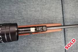 Gamo cfx Royal .22, tuned trigger & piston, Im selling my Gamo CFX royal, with a tuned trigger and igt gas ram installed and tuned by Gamo SA.

Price:
R4000 for rifle
R1000 for scope