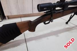 Musgrave .308 Lyttelton RSA, Musgrave .308 with the mighty Lyttelton RSA Action.
Asking R12000.00
Price includes: Scope Mounts, Silencer
Price Excludes: Scope & Bipod
Gun has ONLY fired about 500 shots.
