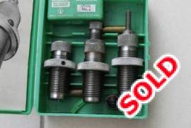 RCBS Reloading Dies, Set of dies including Shell Holder and deburring tool