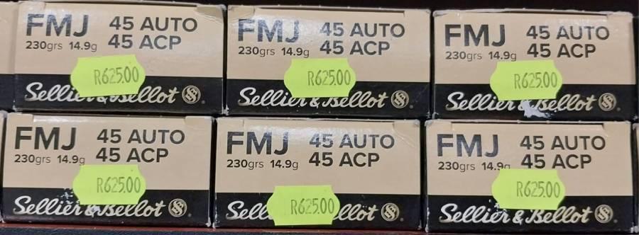 Sellier & Bellot 45ACP FMJ 230gr, Brand new Sellier & Bellot 45ACP FMJ 230gr !!!
