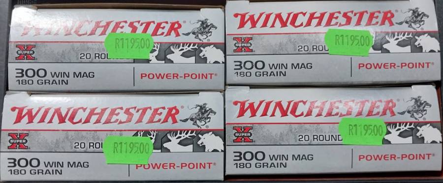 Winchester Power-point .300 win 180gr, Brand new Winchester Power-point .300 win 180gr !!!