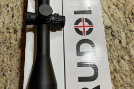 RUDOLPH V1 5-25 FFP, Perfect long range scope with all the bells and whistles of much higher end scopes. Glass is also top quality.

Zero stop & locking windage turrets

Scope currently retails for R14600. 

Used for one season. 

Reason for selling: Scope is heavy and over-specced for my needs