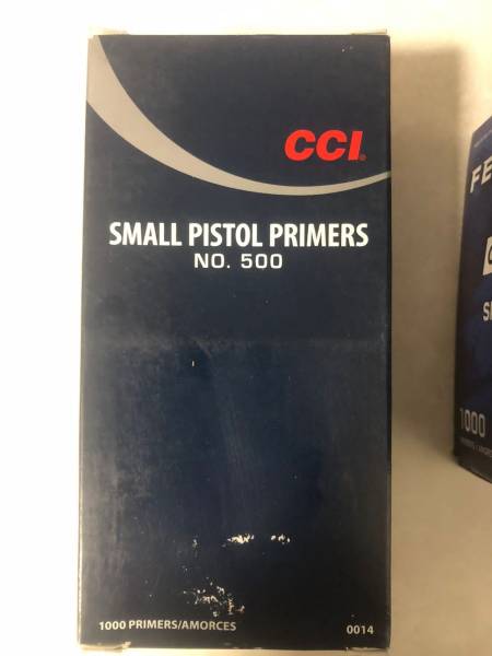 Cci 500 pistol primers , Good day. 

I have cci 500 and federal champion for R2500 per box. 