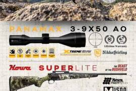 HOWA SUPER LITE COMBO, HOWA SUPER LITE COMBO
Specifications:
* Caliber: 308 Win.,
* Bolt action
* Trigger: Adjustable
* Rate of twist: 1-10
* Barrel: 20-inch slender profile
* Finish: Blued steel
* Stock: Carbon fiber, Kryptek camo
* Magazine/capacity: Detachable, 3+1
* Sights: None; Picatinny rail installed
* Overall Length: 38.75 inches
* Weight: 1.98kg
 
COMBO PRICE - R 24 725.00
For more information please WhatsApp Jevon / Amore at : 066 398 0024 OR phone at : 016 110 0149
www.redotfs.co.za
 