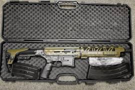 Huntgroup Destroyer 12GA, Mod VM-15 semi-auto rifle. Brand new. Includes x2 magazines. 5rnd & 10rnd. Army green colour. R11790.00 Inquiries during office hours only please.

