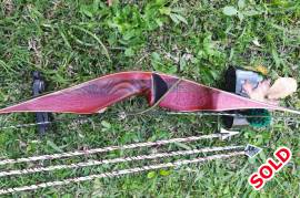 Otter recurve bow , Posting for a friend.  Otter recurve bow in excellent condition.  Right hand . 56# at 28 inch. For more information contact John on 0835558685. 