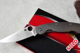 Spyderco TI Millie Fluted, 
Spyderco TI Millie Fluted Like New in Box R3500






Shipping is R100 via overnight courier otherwise collection available in cape town


