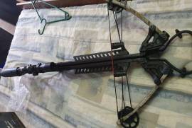 BearX Crossbow, BearX Saga370 Crossbow for sale. Basically brand new. Only shot to set scope. Bow bag, arrows and few broadheads included.