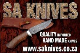 Handmade knives for sale , Please visit our website to view our full range available for sale www.saknives.co.za