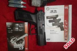 ASG CZ 75 P-07 Duty Blowback - 4.5 mm Steel BB, ASG CZ 75 P-07 Duty Blowback 4.5 mm steel BB
Condition: hardly used
Comes with box, Manual, approx 1500 bb and 6 gas cartridges
price is slightly negotiable. 