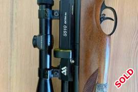 Air Arms S510 Extra FAC, Good condition. Only one owner. Camo tape was applied from the beginning to protect rifle. Leupold 3 - 9 scope included. Also comes with tank and filling station.