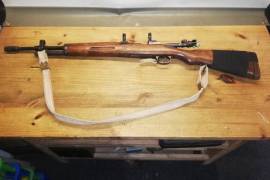 Spanish fr8  Mauser with rings and silencer, Spanish .308 mauser for sale. comes with rings, threaded barrel and silencer.