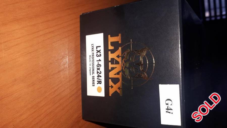Lynx LX3 1-6x24 Hunter (German#4) Scope for sale, Excellent condition.