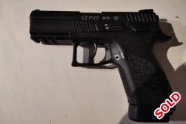 CZ PO7 Gen 2, CZ P07 Gen 2. Around 300-400 rounds fired, Less than a year old. Received during lockdown, around one year old. R8500. Contact Ferdi 083 410 3906. Sale and courier can be arranged through a reputable service provider at their rated fees. 