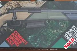 Ares AMOEBA Striker AS-02 sniper Rifle, Ares Striker scout rifle, used in two games with two additional 45 round mags, old-style speed loader, and two-point sling
Comes with original box and accessories