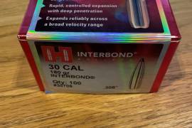 80x 300 Win Mag 180gr Hornady INTERBOND bullets, 80x bullet points available. Brand new.

180gr Hornady Interbond bullets