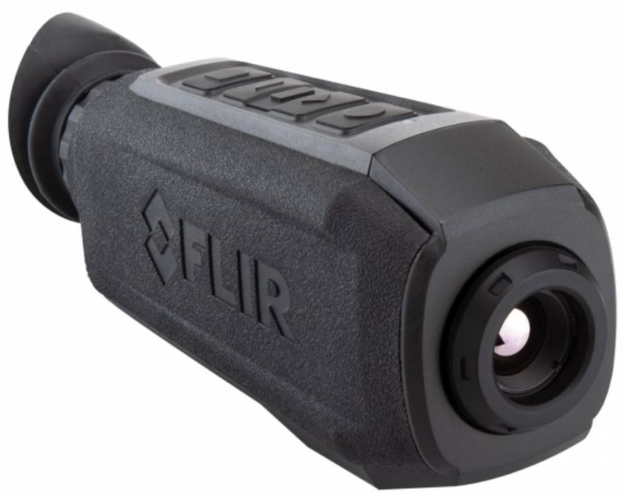 FLIR Scion PTM166 640x480 Thermal Vision Monocular, FLIR Scion PTM166 640x480 Thermal Vision Monocular
Up to 60 Hz thermal image
32 x 24° Field of view
Onboard video and image recording
Picture-in-picture zoom
Live encrypted video streaming
GPS functionality for geotagging thermal images and footage
Rugged IP67-rated housing stands up to the elements and protects key hardware components
Trusted thermal detection
Six different thermal palettes
Powered by FLIR's breakthrough Boson thermal core
Able to perform at any time of day
TruWITNESS platform links powerful thermal imaging with other smart sensors on the ground
Thermal imaging sees through complete darkness, glaring light, and lingering haze