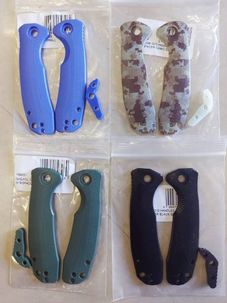 Honeybadger G10 scales, G10 scales now available instore for honeybadger knives