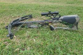 Barnett Quad AVI Crossbow, I brought this bow over from the States. But have to sell now due to immigrating. It works well, recenlty went hunting with it. I have some hunting blades as well. I have the draw ropes, just don't have a case. I think it is a bargain. 