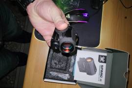 Vortex Sparc AR red dot sight, In such good condition you will say it is new, well it was basically only used once. Red dot adjustable. 