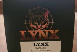 Lynx 6x42 Rifle scope, Lynx 6x42 Silver Duplex rifle scope

Scope in immaculate condition

Open to reasonable offers.

Postage for buyers account.

Port Elizabeth