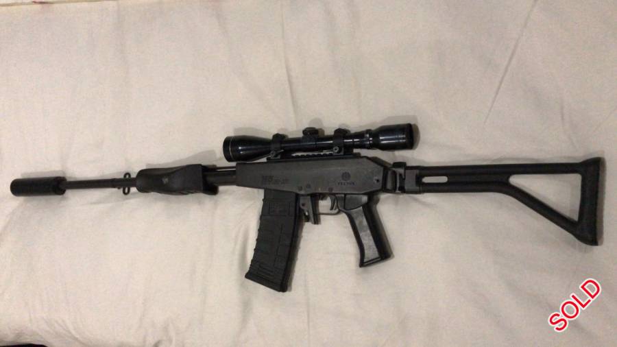 Vector H5, .223rem Vektor H5 Pump-Action Rifle with 10 and 35 round magazines
