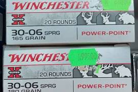 Winchester power-point .30-06win 165gr., New Winchester power-point .30-06win 165gr.
