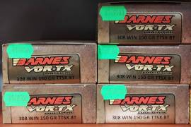 Barnes VOR-TX .308 win 150gr TTSX BT., Brand new Barnes VOR-TX .308 win 150gr TTSX BT.