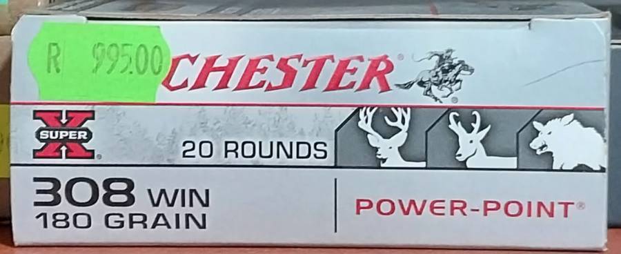 Winchester Power-point .308 win 180gr, New Winchester Power-point .308 win 180gr.