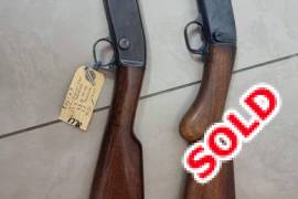 22LR. PUMP ACTION BROWNING & REMINGTON, 
	
		
			Antique pump action .22 rifles, both for R3500 or R2000 each . Really fun to shoot, owner emigrating, contact Brett 0829066146
		
	

