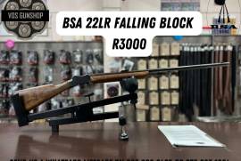 BSA BREECHLOCK .22LR , DON'T MISS OUT ON BEING A PART OF HISTORY 
FEEL FREE TO VISIT THE SHOP, CALL, EMAIL OR WHATSAPP 063 090 6425

WHILE STOCKS LAST