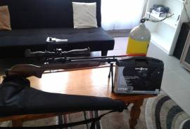 Gamo Coyote Air Rifle for sale, Selling my Gamo Coyote 5.5mm PCP air rifle. Rifle is less than 4 months old. Includes: Rifle, rifle bag, Comet variable power scope, Viper scope mounted infrared night vision, silencer, dog legs and dive tank to refill. Proof of purchase also supplied for balance of 12 month warranty.