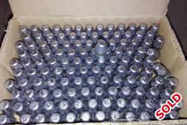9 mmm lead bullets, 124 GN TC, 9mm bullets, 4000 in Total  . 8 boxes of 500 .9 mmm lead bullets, 124 GN TC, 9mm bullets,  124 gn TC lead bullets , R450-00 per box of 500. or R3000.00 for all 4000 in total Collect in Cape Town or Arrange Shipping .  Due to weight the R99 postnet will not be a option.
