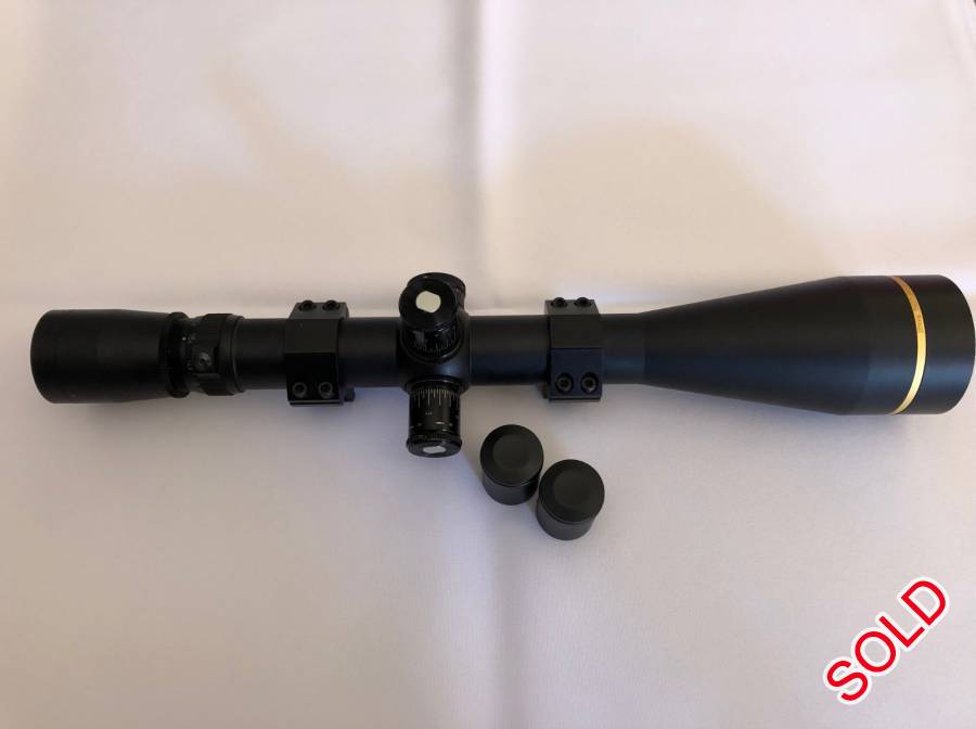 FOR SALE: Leupold VX3 6.5X20 LR Target Dot, Original packaging - Black - 30mm Tube - Target Dot Reticle - Competition Turrets - Included: Sun shade & Rings.

 