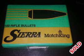 6.5 Sierra match kings., 123gr, 123gr Sierra Matching bullets. 4 sealed unopened boxes are still available. 